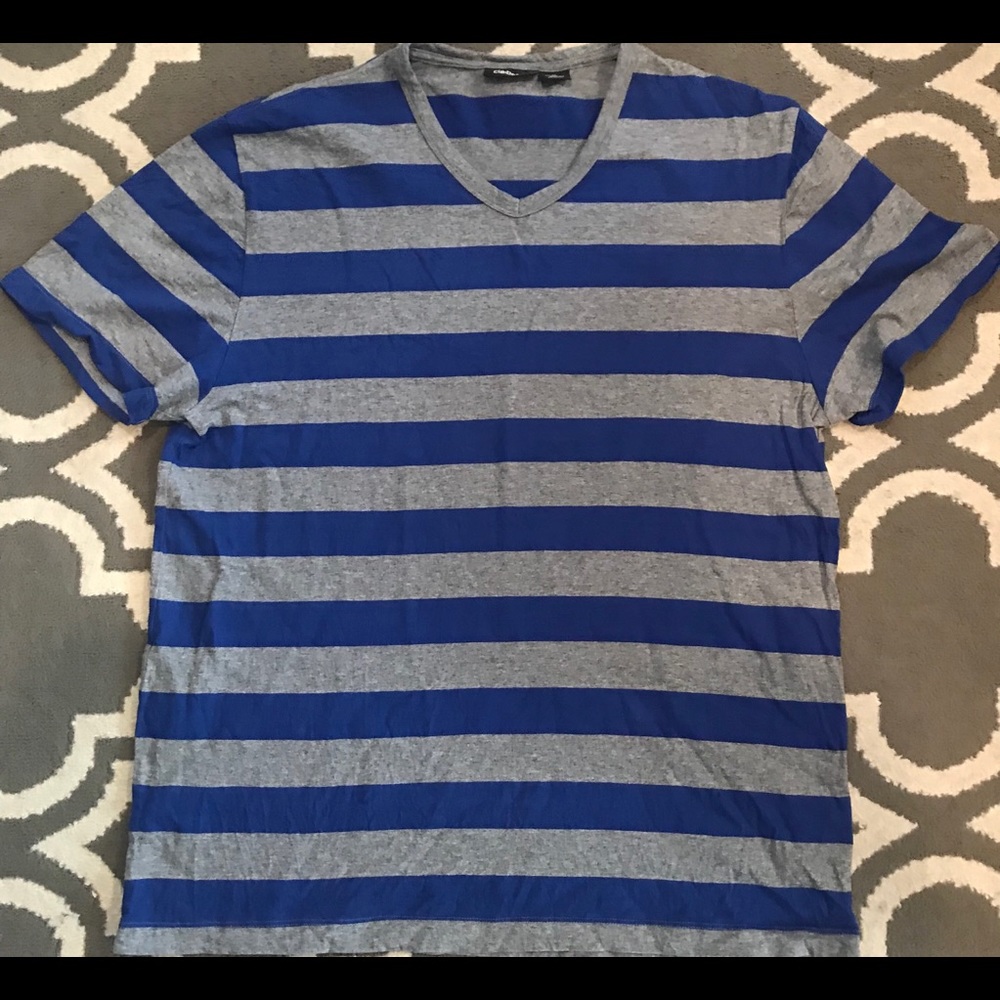 Claiborne Men’s Striped T-Shirt Size XL